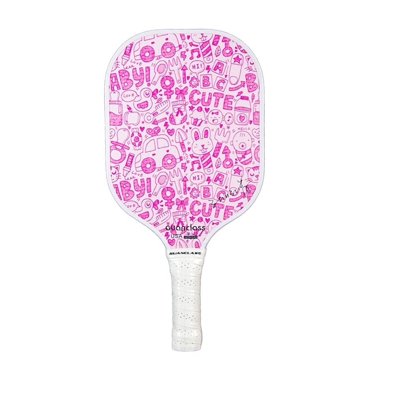 Glass Fiber Pickleball Paddle White Edge G6021