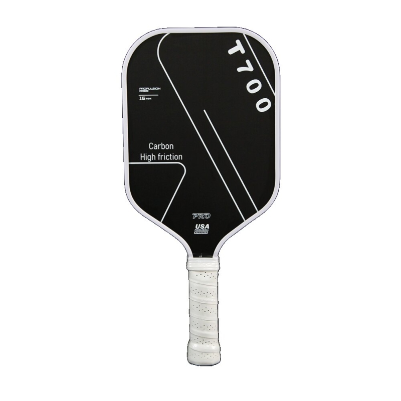 T700 Carbon Fiber Pickleball Paddle White Edge G6015
